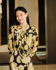 YAYING Printed Mulberry Silk Dress