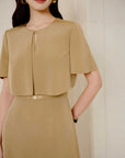 YAYING Vintage Mulberry Silk Dress EPJES4628BE