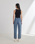 EP YAYING Four-way Stretch Rhinestone Jeans
