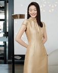 YAYING Knotted Waist-Cinched Dress