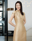 YAYING Knotted Waist-Cinched Dress
