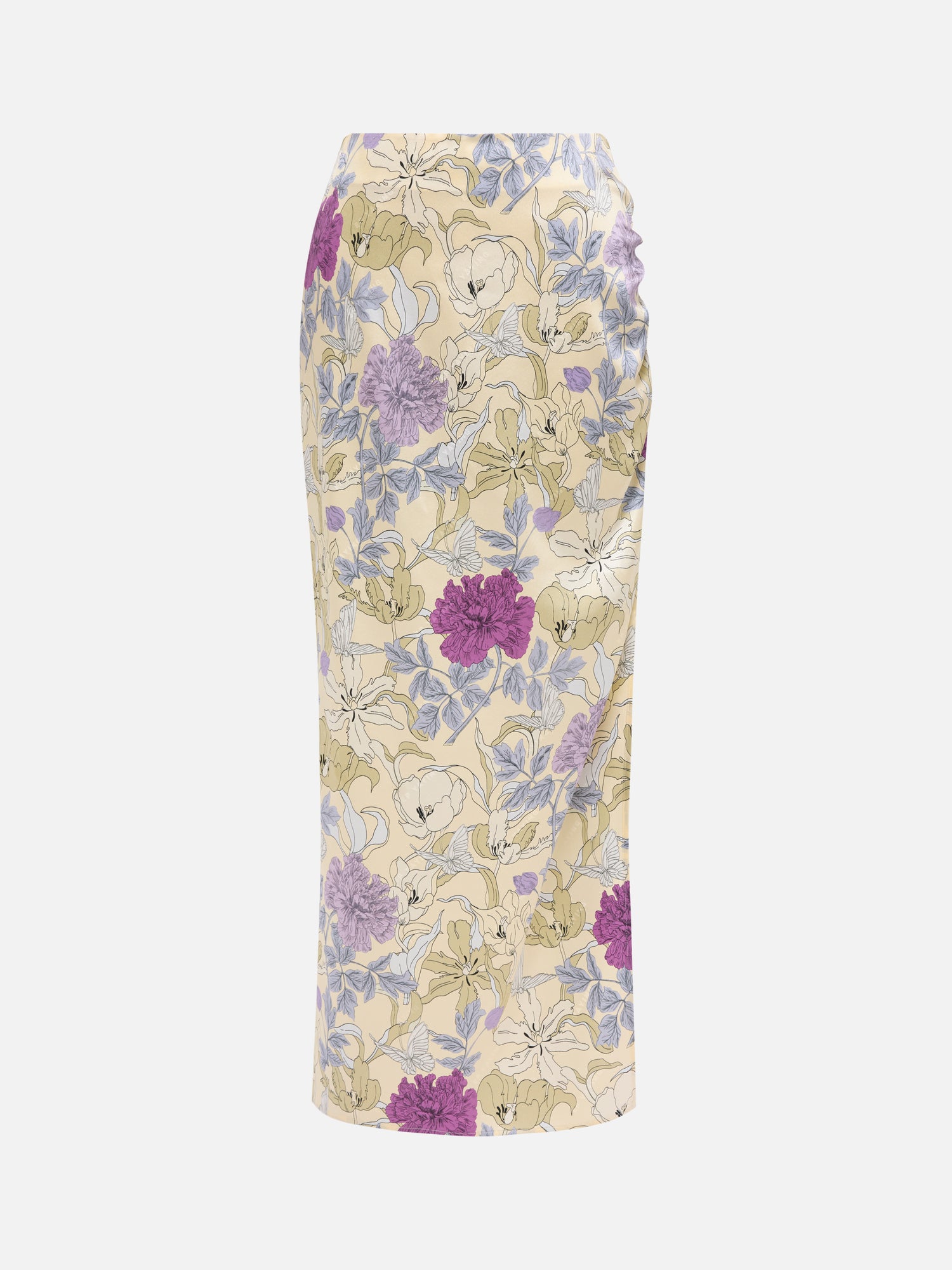 EP YAYING Chinese-style Printed Hip-hugging Skirt