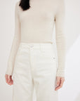 EP YAYING Cotton Linen Straight Jeans
