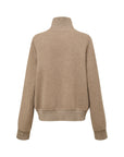 EP YAYING Silk-Wool-Cashmere Tweed Coat