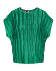 YAYING Green Pleated Top