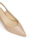 YAYING Beige Pointed-Toe Heels