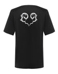 YAYING Black Graphic T-Shirt