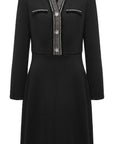 YAYING Black Midi Dress