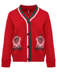 YAYING Woolen Knit Cardigan