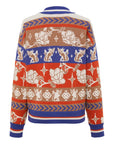 YAYING Printed Knit Sweater