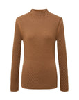 YAYING Brown Long Sleeve Knit Top