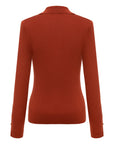 YAYING Red Button Cardigan