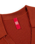YAYING Red Button Cardigan