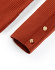 YAYING Red Button Cardigan