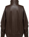 YAYING Ageless Aviator Leather Jacket