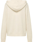 YAYING Old-Money Cable-Knit Zip Sweater Coat
