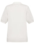 YAYING Silk-Acetate Polo Knit Sweater