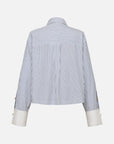 EP YAYING Cropped Striped Shirt EGKEC2103AZ