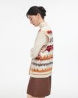 EP YAYING Wool Cashmere Vest