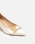 EP YAYING Chinese-Style Decorative Buckle High Heels