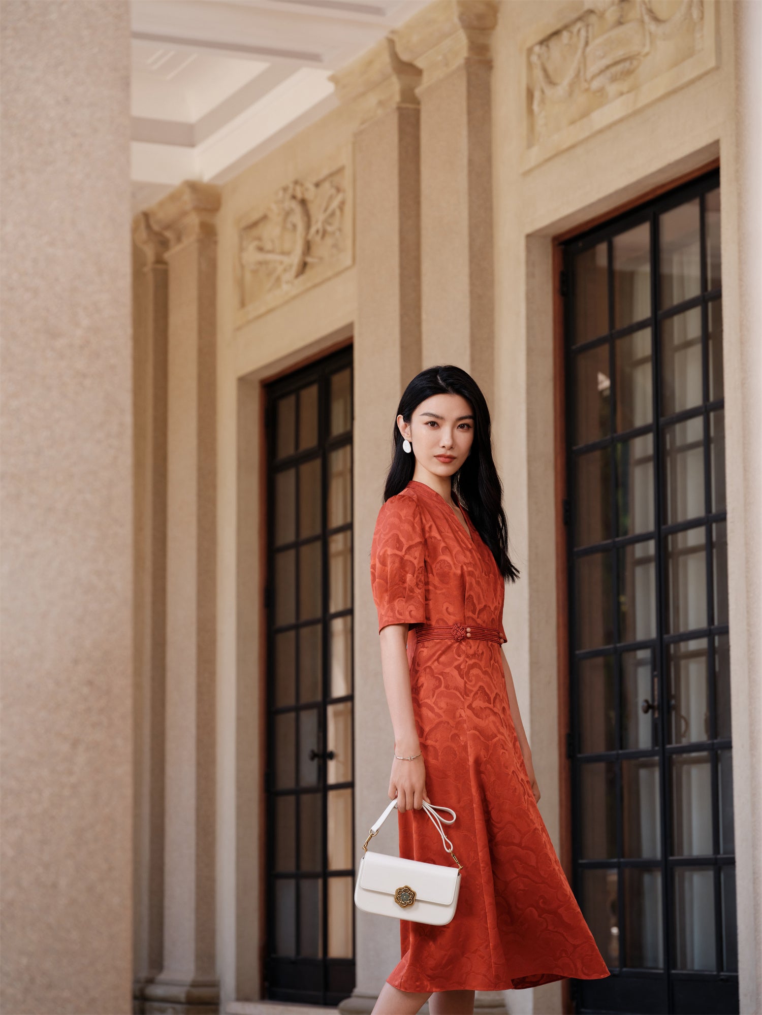 YAYING Mulberry Silk Red Dress