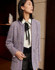 YAYING Tweed Parisian-Style Coat