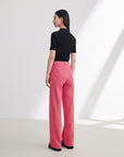 EP YAYING Cotton Linen Straight Jeans