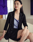 EP YAYING Silk Blazer