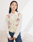 EP YAYING Wool Knitted Vest