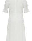 YAYING Silk Flower Brocade Dress