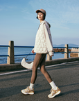 EP YAYING White Duck Down Puffer Vest