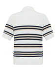 YAYING Striped Short Sleeve Knitwear