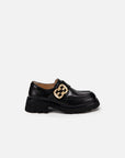 EP YAYING Double E Buckle Low-heeled Loafers for a Youthful Look" EAIALXE03AH