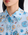 EP YAYING Mulberry Silk Shirt