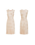 YAYING Pleated Sleeveless Dress