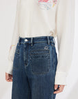 EP YAYING Long-staple Cotton Slim Jeans