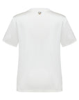 YAYING Silk Floral Print T-shirt