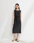 EP YAYING Pleated Sleeveless Dress