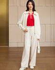 YAYING Triacetate Straight-leg Pants