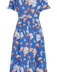 YAYING Printed Waist-fitted Dress