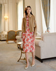 YAYING Silk Printed Dress