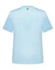 YAYING Silk Floral Print T-shirt