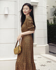YAYING One-Piece Tea-Length Dress