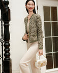 YAYING Knit Braided Embroidery Jacket EPJAB9119AG