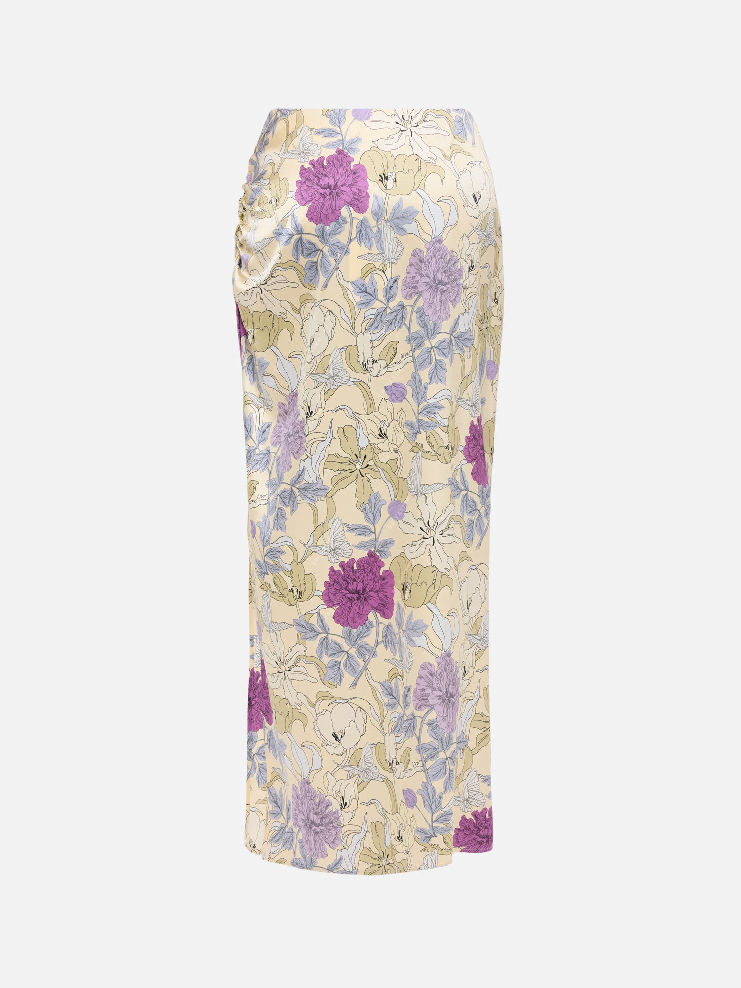 EP YAYING Chinese-style Printed Hip-hugging Skirt