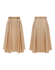 YAYING mulberry silk midi skirt