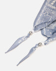 EP YAYING Silk-Wool-Cashmere Reversible Triangle Scarf