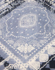 EP YAYING Silk-Wool-Cashmere Reversible Triangle Scarf
