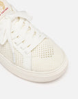 EP YAYING Chunky Sole White Knit Sneakers EAKAOXC02AW