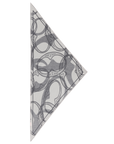 EP YAYING Lustrous Silk Double-Sided Triangle Scarf